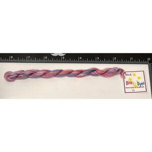 Dinky Dyes #06 Tutti Fruiti 100% Silk Embroidery Thread 8 Mtrs Cross Stitch